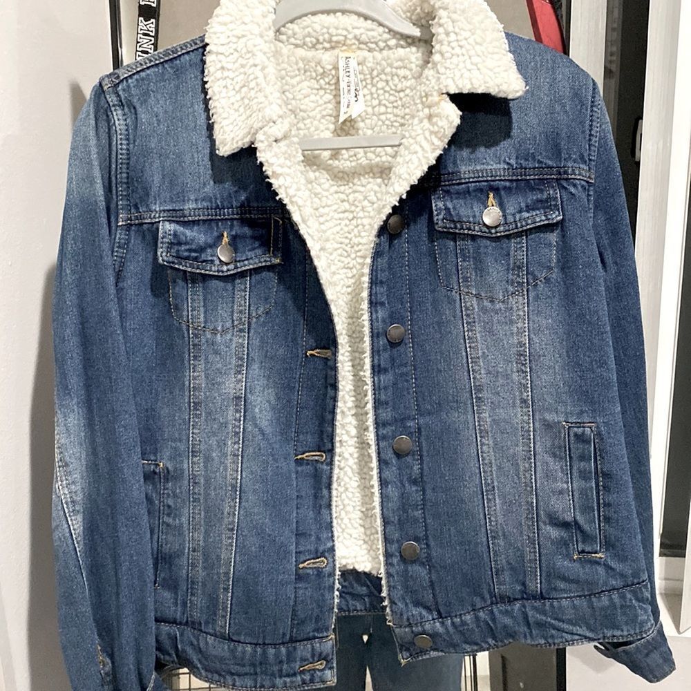 Sherpa Lined Denim Jacket